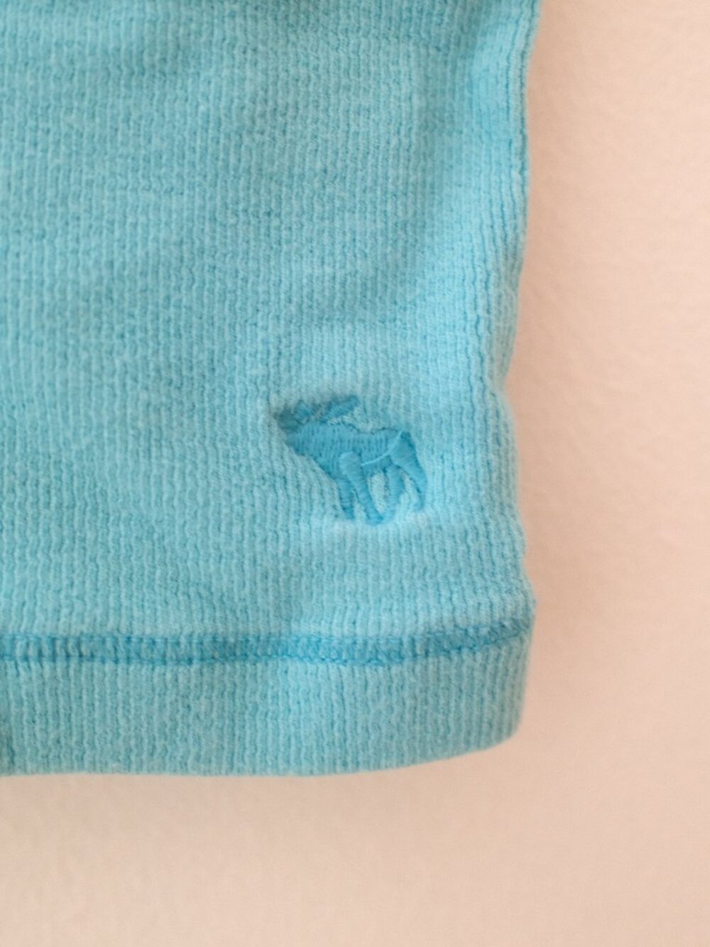 Abercrombie Turquoise Ribbed Tank - Picture 3 of 4